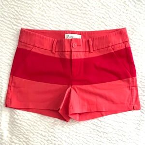 Women’s LIKE NEW short-shorts. Two-toned watermelon & red. Never worn.